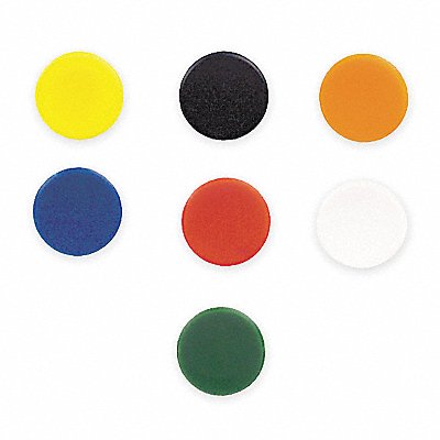 Push Button Cap 30mm Black