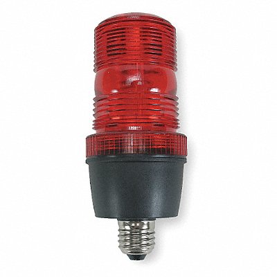 Warning Light Strobe Tube Red 120VAC