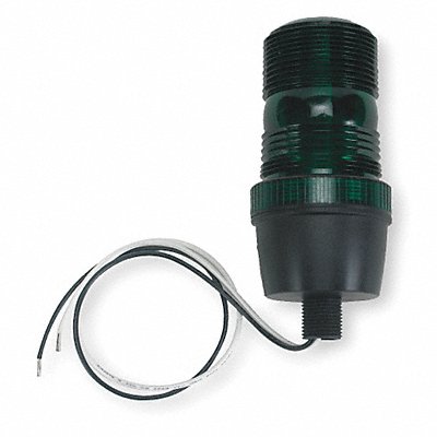 Warning Light Strobe Tube Green 120VAC