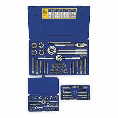 Tap/Die Set 66pc NC NF NPT