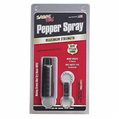 Pepper Spray Key Ring Pink .54 oz