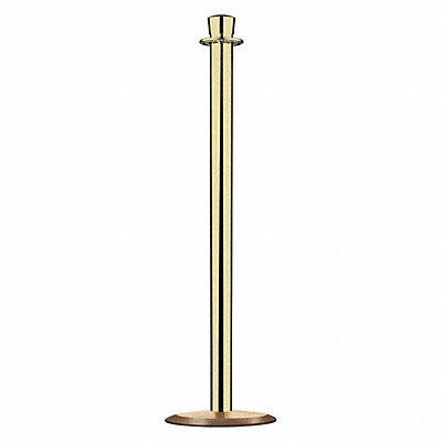 Urn Top Rope Post Polished Brass