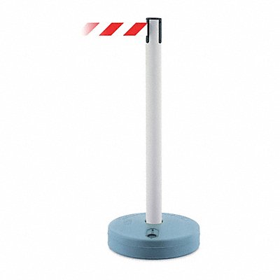 Barrier Post with Belt 7-1/2 ft L