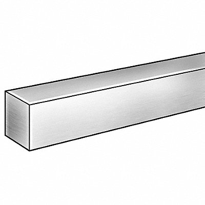 Square Bar Stock Aluminum 1 in Over. W