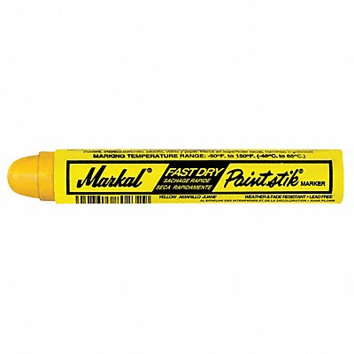 Paint Crayon 11/16 in Yellow PK12