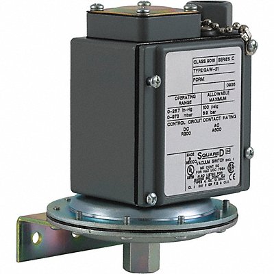 Vacuum Switch Stndrd/Revers 0 to 28.3 Hg