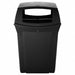 D0237 Trash Can 45 gal Black Plastic