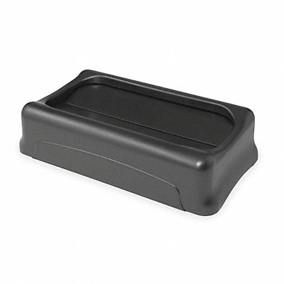 F8416 Trash Can Top Drop Top Swing Black