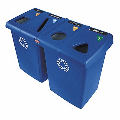 Recycling Station Blue 92 gal.