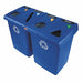 Recycling Station Blue 92 gal.