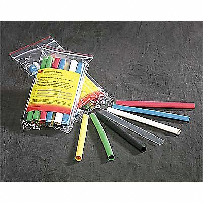 Shrink Tubing 4 ft Blk 0.45 in ID PK75