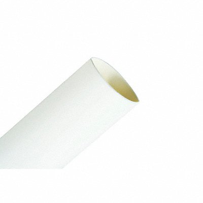 Shrink Tubing 4 ft White 0.5 in ID PK100