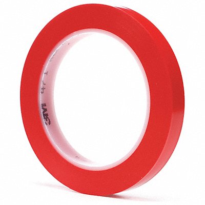 Floor Tape Red 1/2 inx108 ft Roll PK72