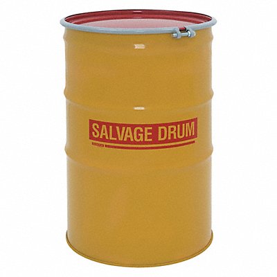 Salvage Drum Black and Yellow 16ga 1.5mm