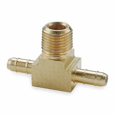 Branch Tee 0.250 In Tube Size Brass