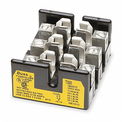 Fuse Block 0 to 30A T 3 Pole