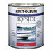 Topside Paint 1 qt Bright Red Alkyd