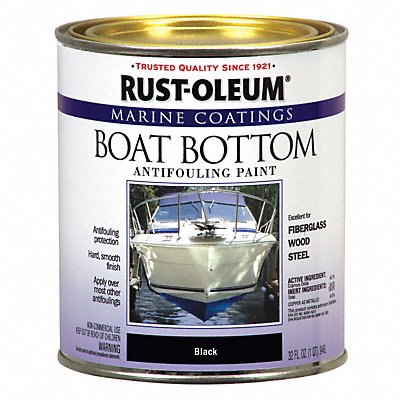 Boat Antifouling Paint 1 qt Black Epoxy