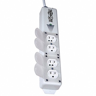 Outlet Strip 4 Outlet 15A 13-3/4 L Wht
