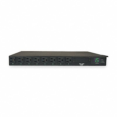 PDU 15A 8 Outlet 12 ft Black