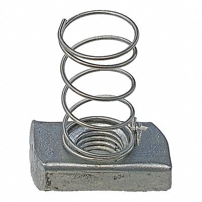 Spring Nut 304 SS Overall W 3/4in PK25