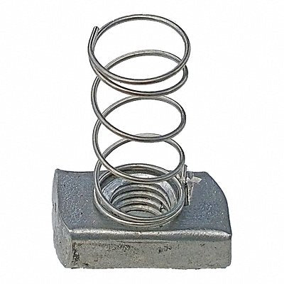 Spring Nut 304 SS Overall W 3/4in PK25