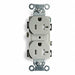 Receptacle Gray 20 A 2P3W Side 1PK