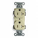 Receptacle Ivory 20 A 2P3W Side 1PK