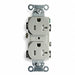 Receptacle Gray 20 A 2P3W Back Side 1PK