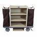 Housekeeping Cart Beige Deluxe