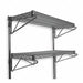 Wire Wall Shelf 34x18x24in ShlfCap 125lb