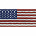 American Flag Decal Reflect 6.5x3.75 In