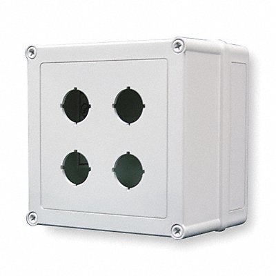 Pushbutton Enclosure 30mm 4 Hole Plastic