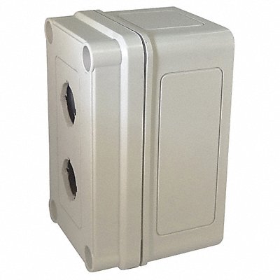 Pushbutton Enclosure 22mm 2 Hole Plastic