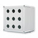 Pushbutton Enclosure 22mm 9 Hole Plastic