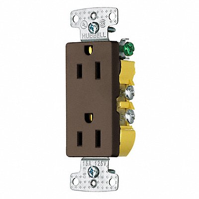 Recept Brown 15 A 2P3W Back Side 1PK