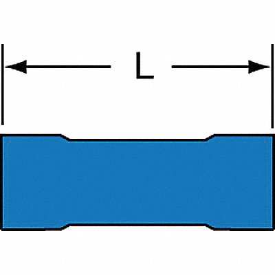 Butt Splice Connector 16-14 AWG PK1000