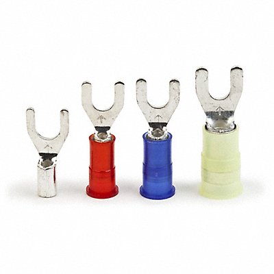 Fork Terminal Tin Copper Yellow PK500