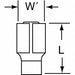 Female Flag Discon Bare 22-18AWG PK1000