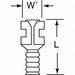 Female Disconnect Bare 16-14AWG PK1000