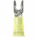 Fork Terminal Tin Copper Yellow PK500