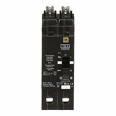 Circuit Breaker 125A Bolt On 277/480V 2P