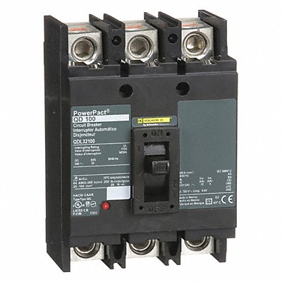 Circuit Breaker 100A 3P 240VAC QD