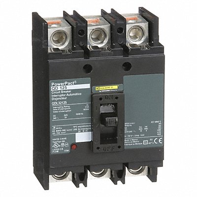 Circuit Breaker 125A 3P 240VAC QD