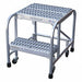 Rolling Ladder Welded Platform 20In H