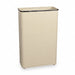 Trash Can Rectangular 24 gal Almond