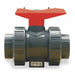 PVC Ball Valve Union Socket/FNPT 3/4 in