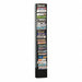 Literature Rack Black 20 Compartments