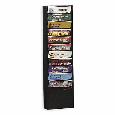 Literature Rack Compartment 11 Blk