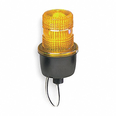 Low Profile Warning Light LED Amber 120V